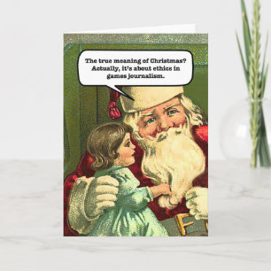 GamerGate Weihnachtskarte Feiertagskarte