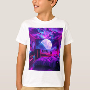 Gamer's Bedroom auf einem anderen Planet Kids T - T-Shirt