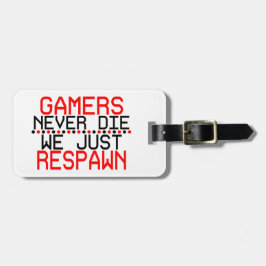 Gamers Respawn Gepäckanhänger