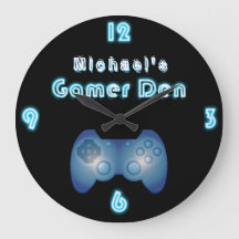 Gamers Uhren Custom Den ManCave Boys Room