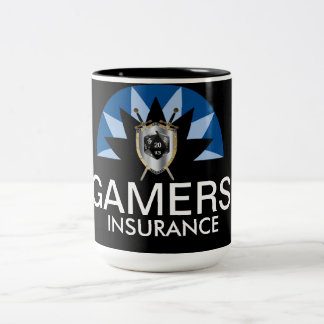 Gamers-Versicherung Zweifarbige Tasse