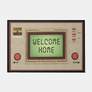 Gamers Zuhause Doormat Vintag Look Doormat, Willko Fußmatte