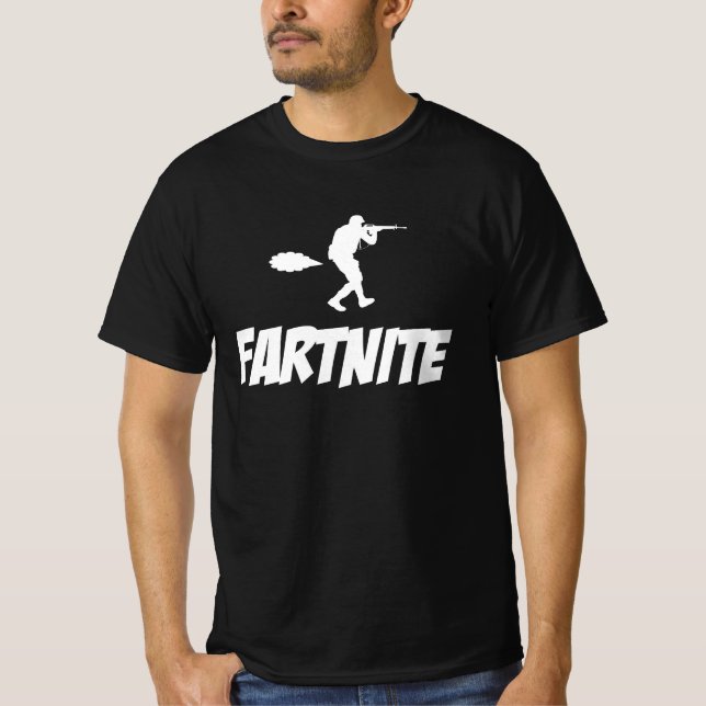 Gamershirt Funny, Lustiges Gamer Shirt Fartnite (Vorderseite)