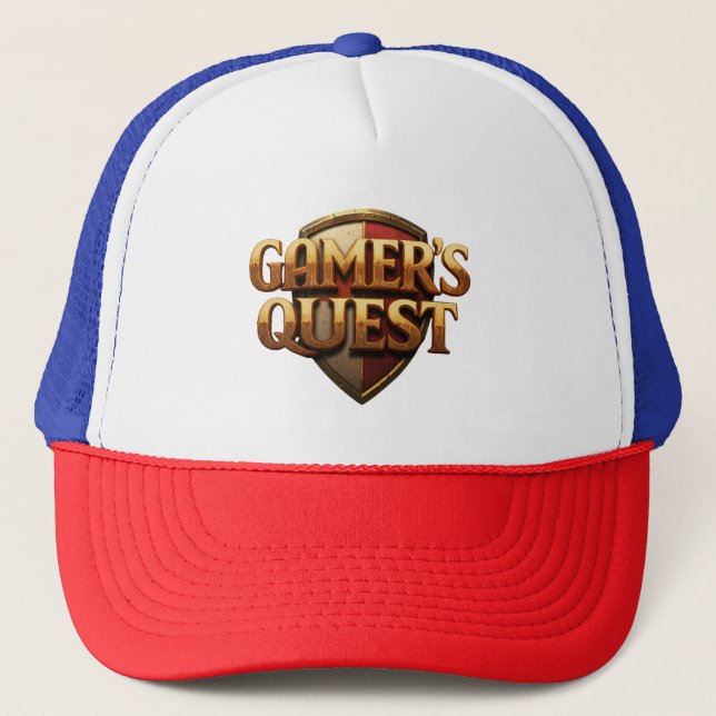 Gamersuche Truckerkappe (Vorderseite)