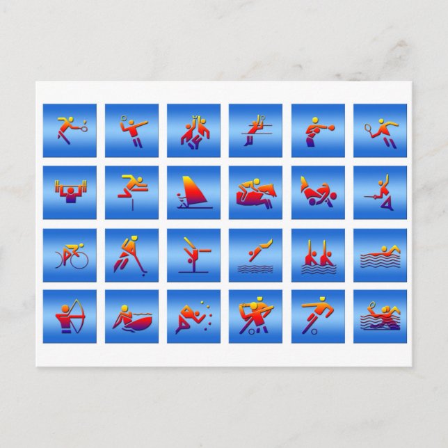 Games Design Postkarte (Vorderseite)