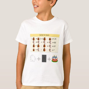 Games for Brain Funny Mah T - Shirt