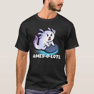 Games O Lotl Gaming Eidechse Fisch Axolotl Videosp T-Shirt