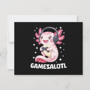 Gamesalotl Axolotl Gaming Einladung