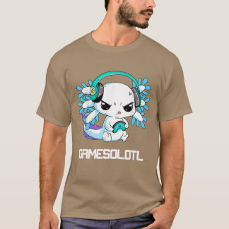 Gamesalotl Gaming lustiges Mädchen T-Shirt
