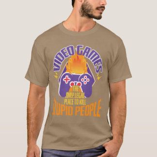 Gameshe Einziger Legaler Ort Junge Vintage T-Shirt