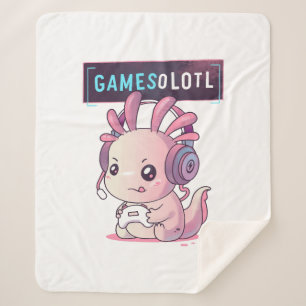 Gamesolotl - Axolotl Gamer Sherpadecke