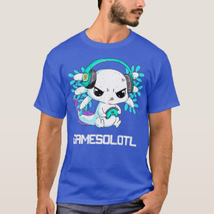 Gamesolotl Axolotl Kids Salamander Niedlich Axolot T-Shirt
