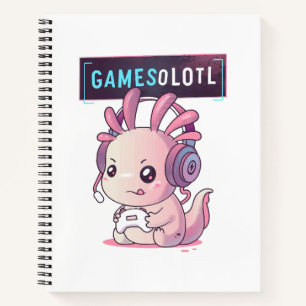 Gamesolotl - Axolotl-Spieler Notizbuch