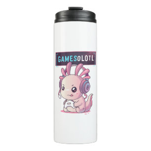 Gamesolotl - Axolotl-Spieler Thermosbecher