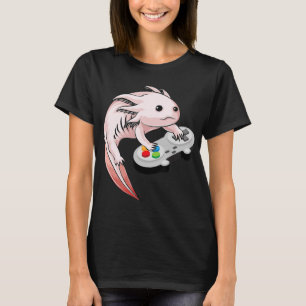 Gamesolotl Axolotl Video Games Kawaii Anime Gaming T-Shirt
