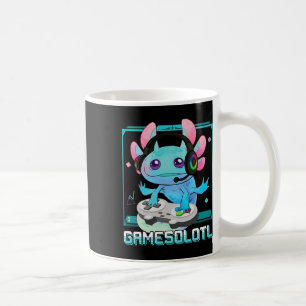 Gamesolotl Axolotl Videospieler Kawaii Pastel Goth Kaffeetasse