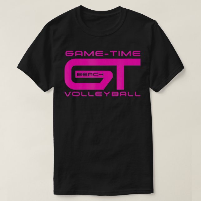 GameTime Hot Pink Logo T-Shirt (Design vorne)