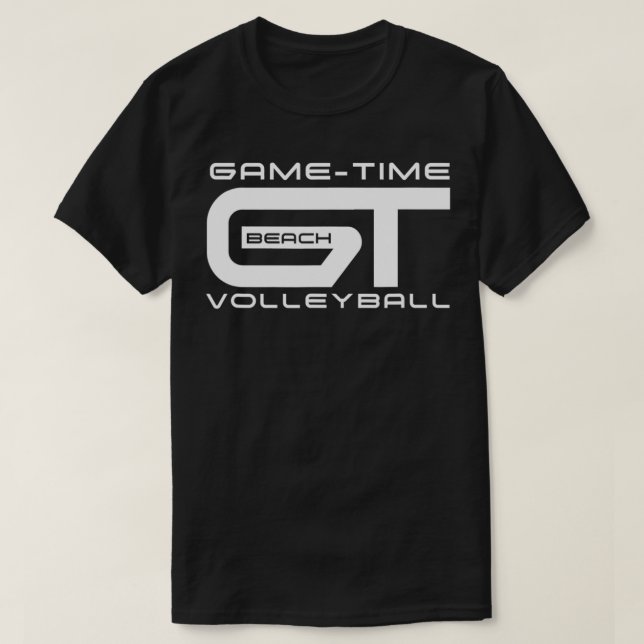 GameTime Weißes Logo T-Shirt (Design vorne)