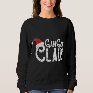 GamGam Claus - Traditionelle Santa Matching-Famili Sweatshirt
