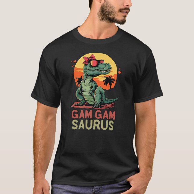 GamGamSaurus Dino Dinosaur Gam-Gam-Saurus T-Rex Ga T-Shirt (Vorderseite)