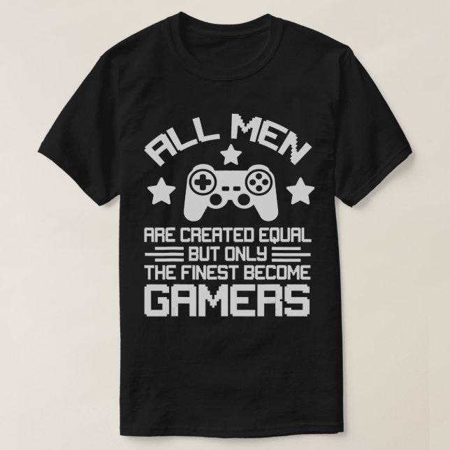 GAMING 365 Der schönste Mann wird zu Gamern Männer T-Shirt (Design vorne)