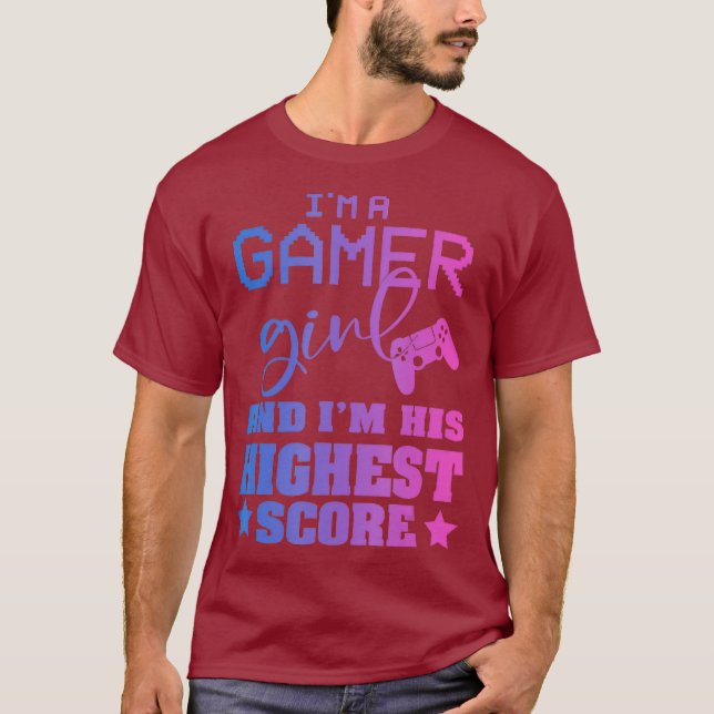 GAMING 365 Im Gamer Girl im höchsten Ergebnis T-Shirt (Vorderseite)