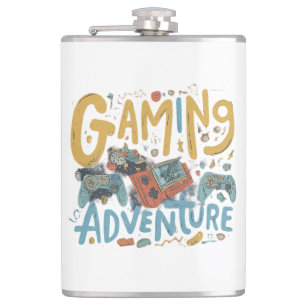 Gaming Adventure Flachmann