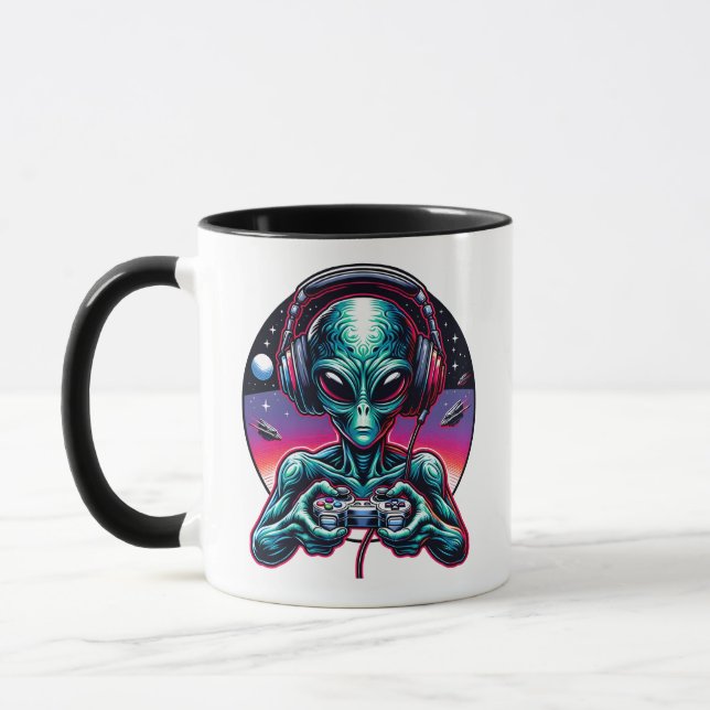 Gaming Alien Extraterrestrial sein Tasse (Links)