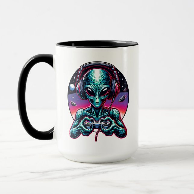 Gaming Alien Extraterrestrial sein Tasse (Links)