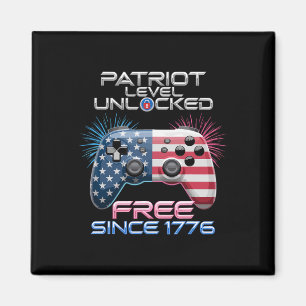 Gaming auf Gamer Level Uncked Patriot 4. Juli Gami Magnet