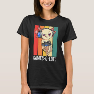 Gaming Axolotl für Jungen Kinder und Erwachsene Ni T-Shirt