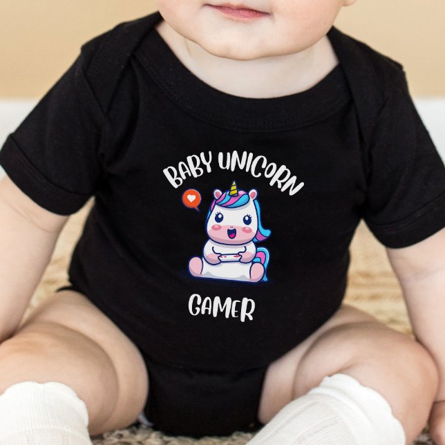 Gaming Baby - Baby Unicorn Gamer Strampler (Von Creator hochgeladen)