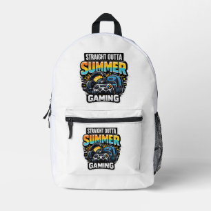 Gaming Back to School Design Bedruckter Rucksack