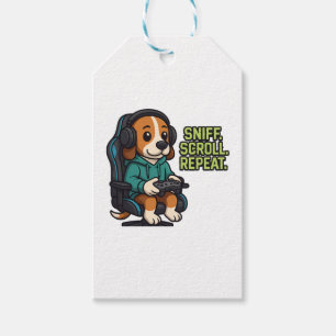 Gaming-Beagle-Cartoon-Kapuzenpullover-Gamer-Hund-D Geschenkanhänger
