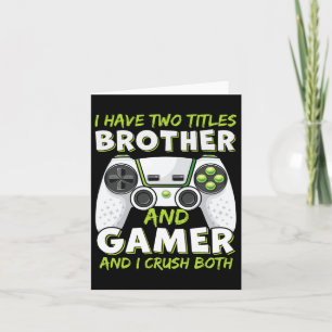 Gaming Boys Girls Men Gamer Video Game 2 Karte