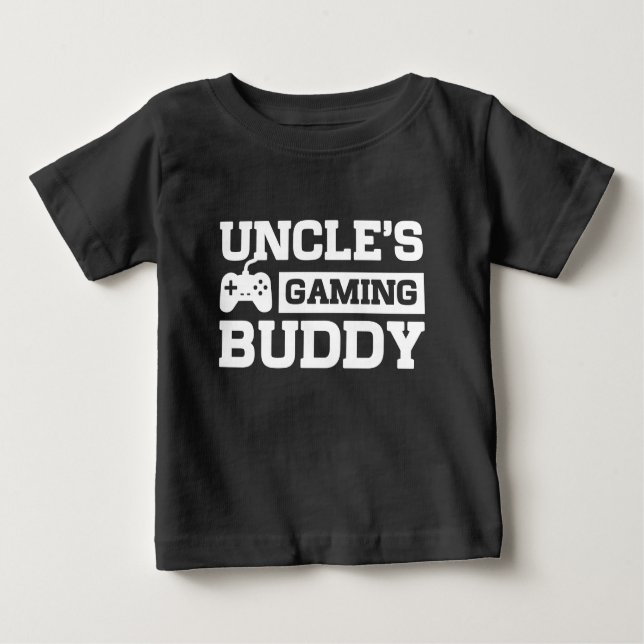 Gaming Buddy Onkels Baby T-shirt (Vorderseite)