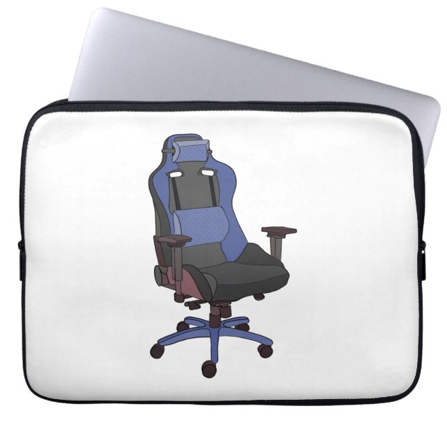 Gaming-Chair Laptopschutzhülle (Vorderseite)