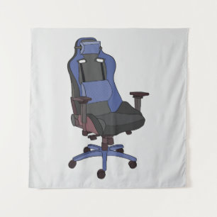 Gaming-Chair Wandteppich