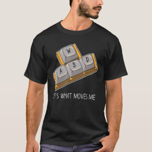 Gaming Console Gamer Player WASD PC Computerspiel T-Shirt