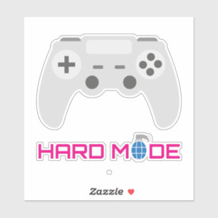 Gaming-Controller Harter Modus Aufkleber