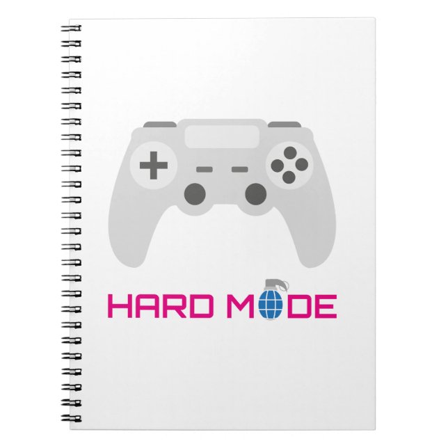 Gaming-Controller Harter Modus Notizblock (Vorderseite)