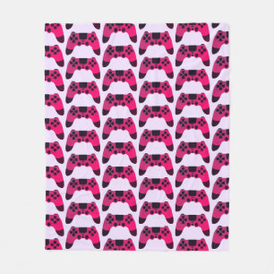 Gaming-Controller Videogames Nerd Gamer Fleecedecke