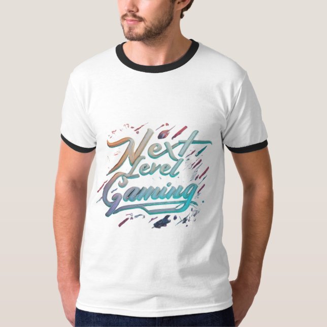 Gaming der nächsten Stufe T-Shirt (Vorderseite)