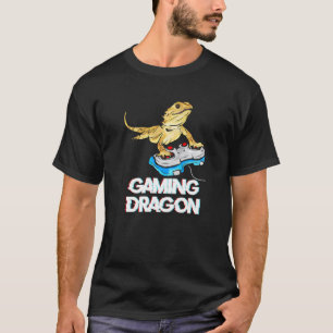 Gaming Dragon Gamer Bartete Dragon & Video Games T-Shirt