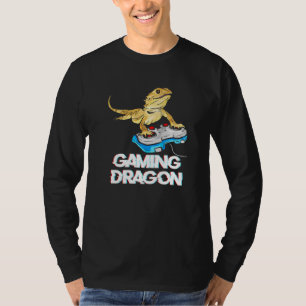 Gaming Dragon Gamer Bartete Dragon & Video Games T-Shirt
