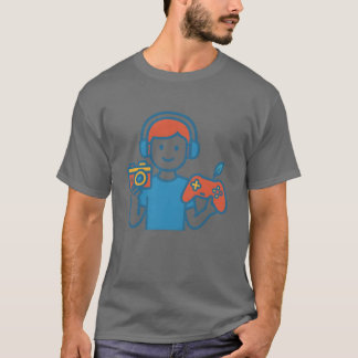 Gaming-Enthusiast-Illustration Freund Familie T-Shirt