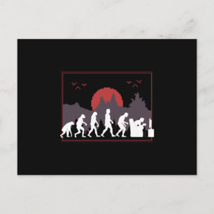 Gaming Evolution Funny Postkarte