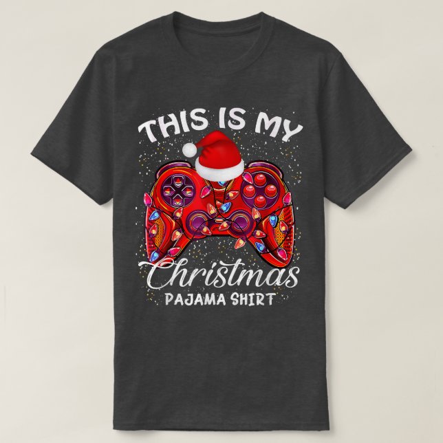 Gaming Family Matching Christmas Group Funny Gamer T-Shirt (Design vorne)