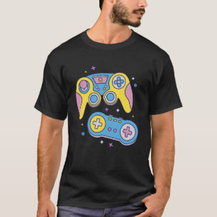 Gaming Fans Tech Savvy Fashion Girl Video Game Cha T-Shirt