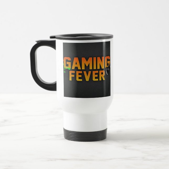 "Gaming Fever" Reisecoffee Mug Reisebecher (Links)